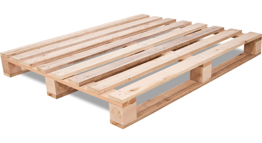 Pallet de madeira simples <br />1000 x 1200 4 entradas